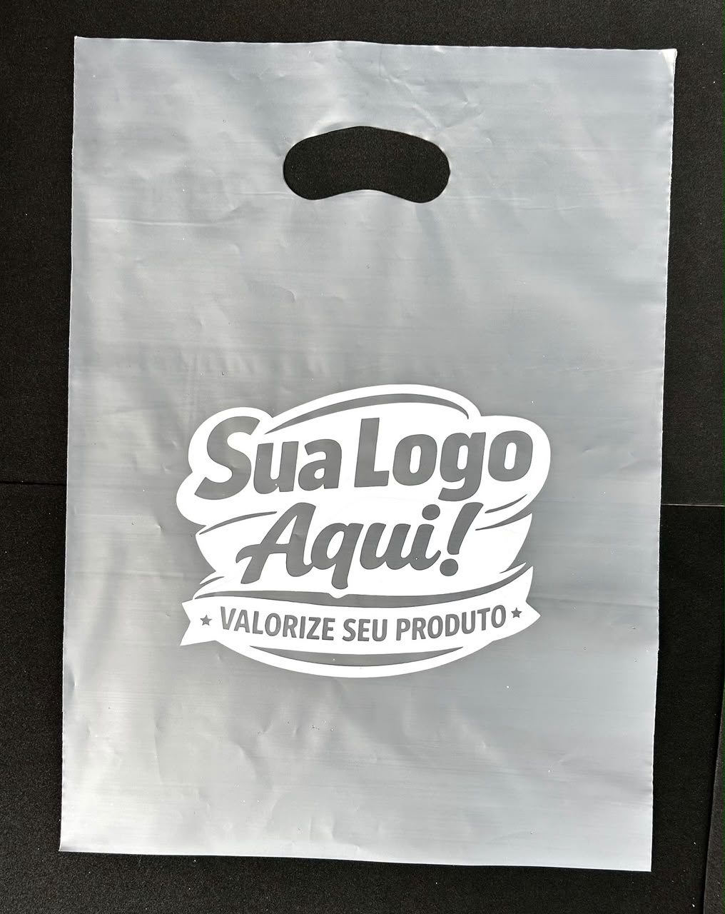Sacola personalizada na cor Transparente